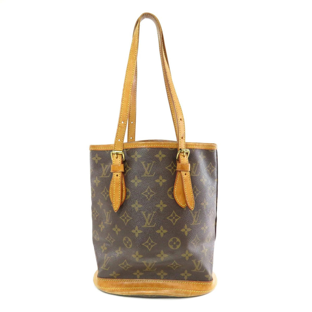 Louis Vuitton Tote Monogram Bucket Canvas Bag